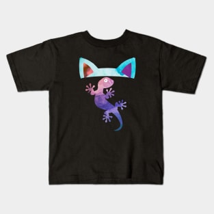 Gecko and Cat Kids T-Shirt